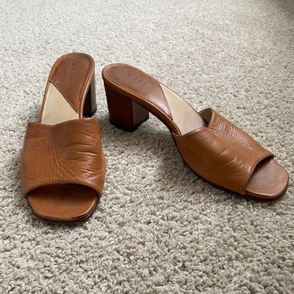 Nisolo Elizabeth Slide - Honey